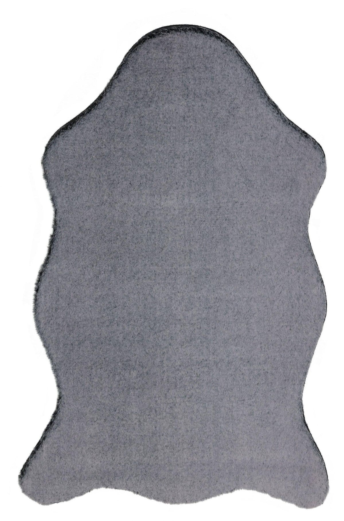 Solo 1614 Gri - Tüy Dökmez Kaydırmaz Tabanlı Modern Peluş Halı